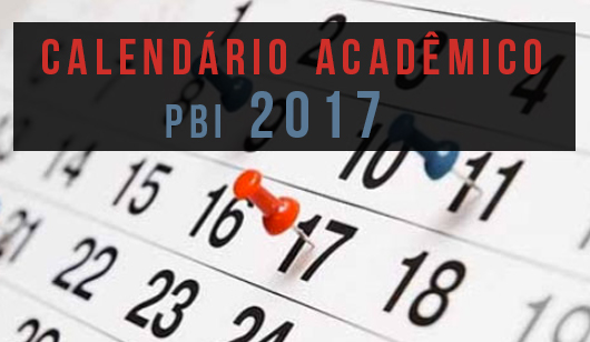 Confira o Calendário Acadêmico 2017