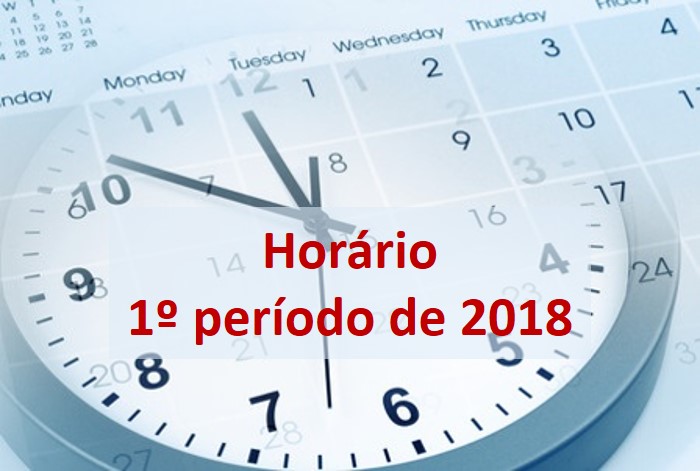 [:pt]Horários das Disciplinas Obrigatórias – 1º período de 2018[:]