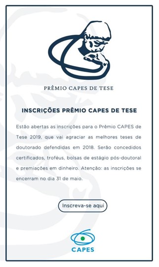 [:pt]Prêmio CAPES de Tese – Edição 2019[:]