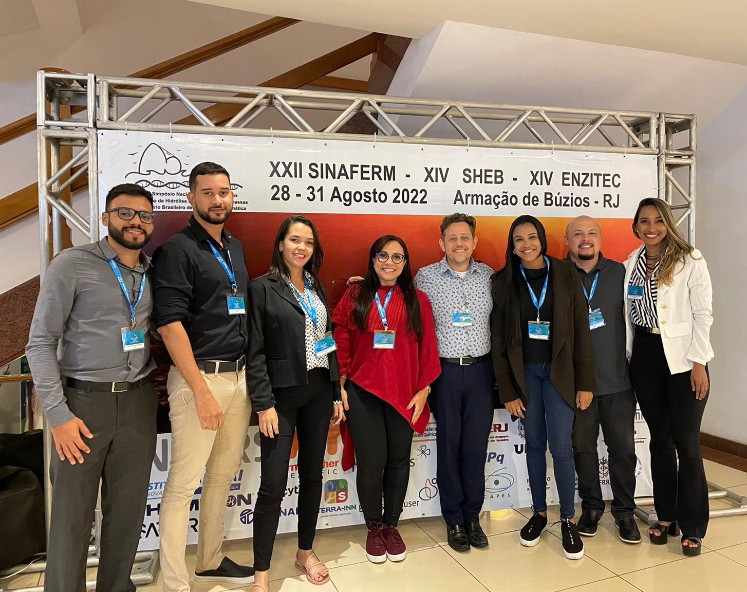 Professor e Alunos do PBI presentes no XXIII Simpósio Nacional de Bioprocessos (SINAFERM)
