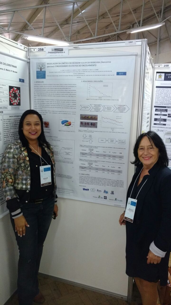 Doutoranda do PEP participa  do XXV Congresso Brasileiro de Ciência e Tecnologia de Alimentos (CBCTA) conjuntamente com o 10º Simpósio Internacional de Alimentos da CIGR (Comissão Internacional de Engenharia Agrícola e de Alimentos )