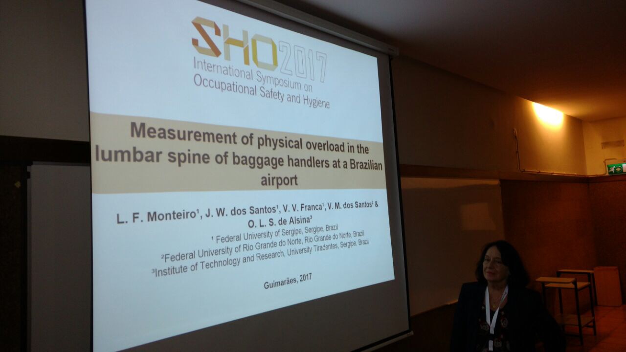 Professora do PEP apresentou trabalho no “International Symposium on Occupational Safety and Hygiene”, realizado na cidade de Guimarães/Portugal