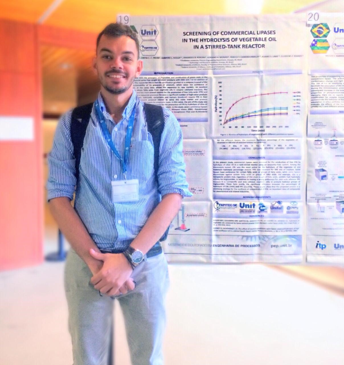 [:pt]Participação de Discente do PEP em Evento Internacional com apoio FAPITEC e UNIT[:]