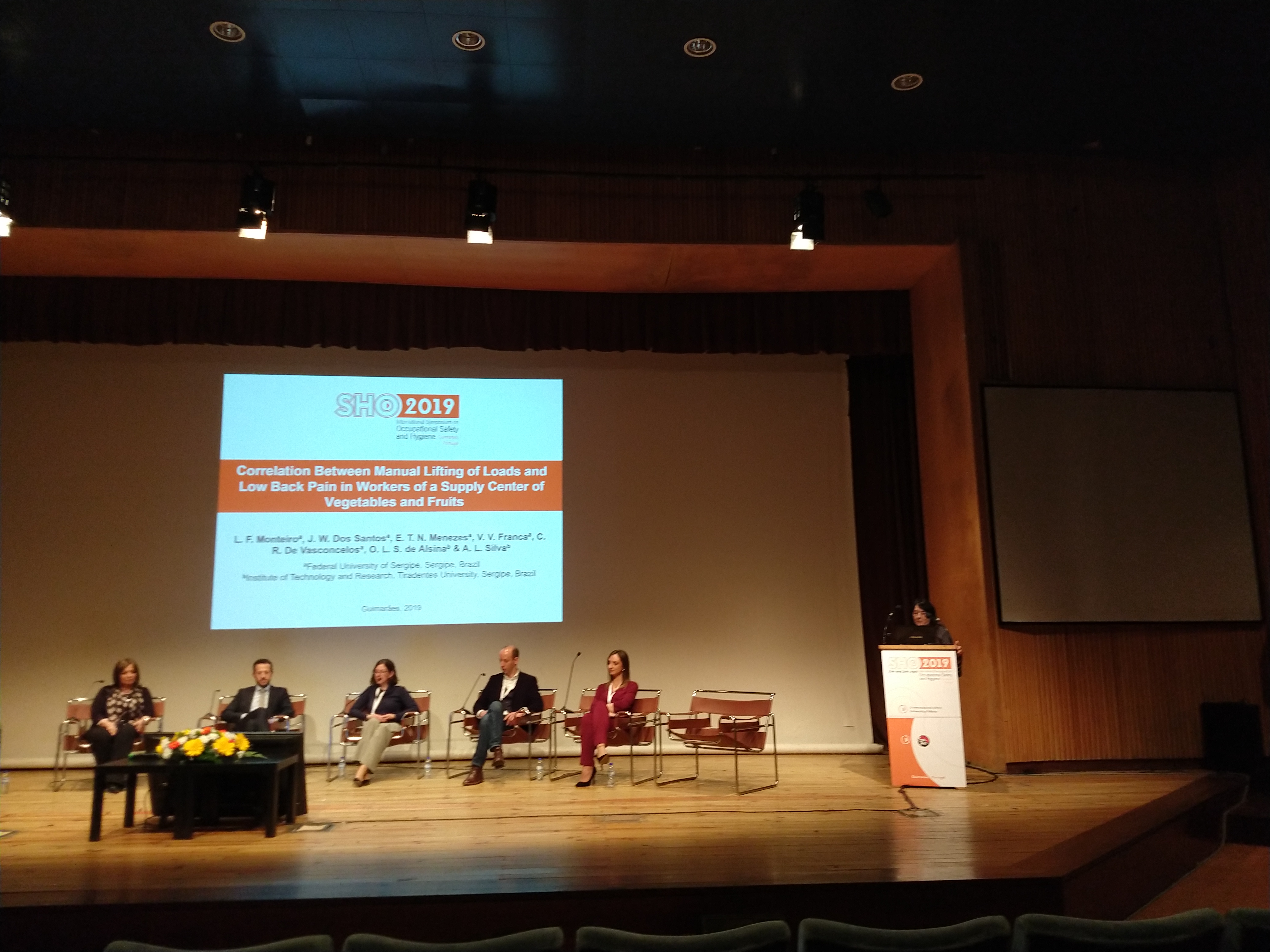 Professora do PEP participou do International Symposium  on Occupational Safety and Higiene, realizado em Portugal