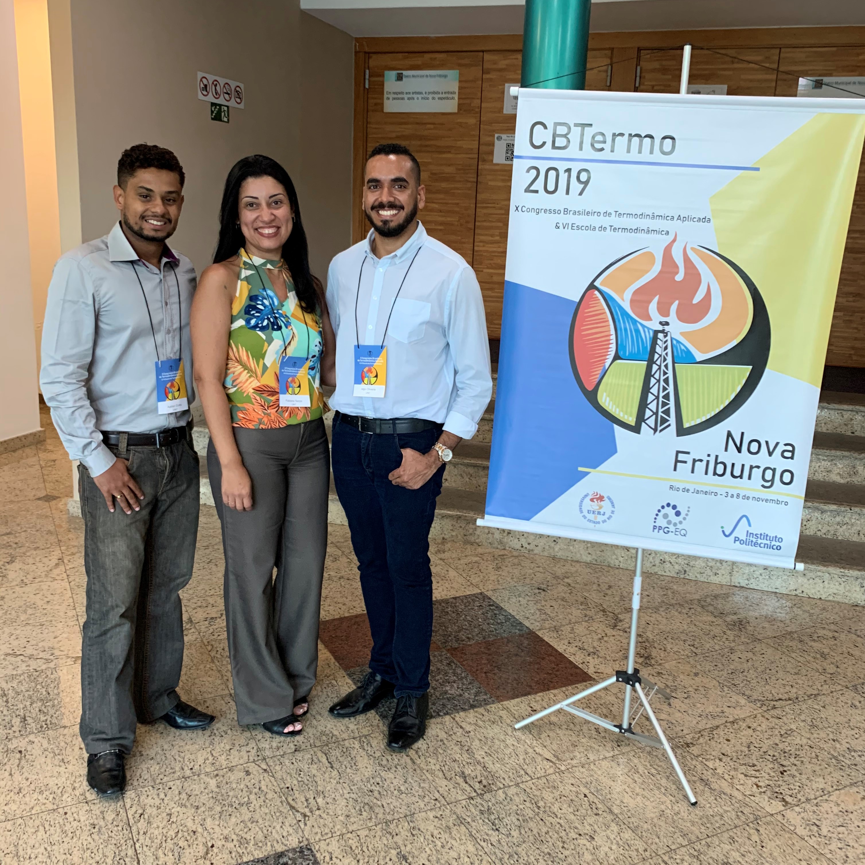 O PEP esteve representado no X Congresso Brasileiro de Termodinâmica Aplicada (CBTermo) entre os dias 3 e 8 de novembro de 2019 na cidade de Nova Friburgo, RJ.