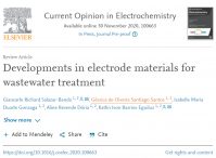 Professores do PEP/UNIT publicam artigo na revista Current Opinion in Electrochemistry