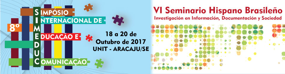 [:pt]8º SIMPÓSIO INTERNACIONAL DE EDUCAÇÃO E COMUNICAÇÃO – SIMEDUC e  VI SEMINARIO HISPANO BRASILEÑO DE INVESTIGACIÓN EN INFORMACIÓN, DOCUMENTACIÓN Y SOCIEDAD[:]
