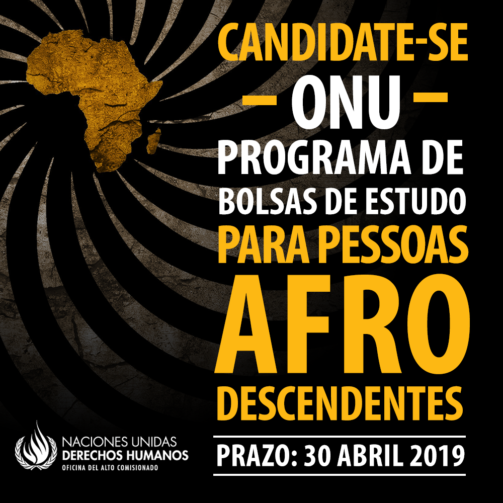 [:pt]Programa de bolsas de estudo da ONU para afrodescendentes recebe inscrições[:]