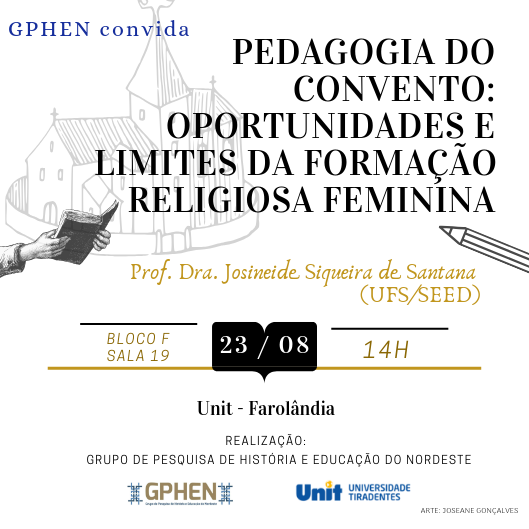 [:pt]Palestra: Pedagogia do Convento: oportunidades e limites da formação religiosa feminina.[:]