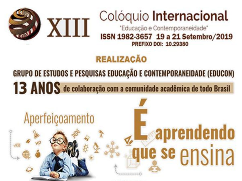 Professora doutora Ester Fraga Vilas-Bôas Carvalho do Nascimento ministra palestra no XIII Colóquio Internacional “Educação e Contemporaneidade