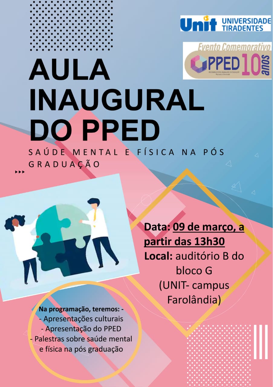 PPED/Unit recebe alunos de mestrado e doutorado