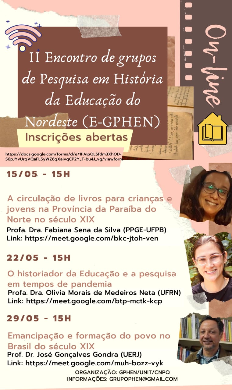 PPED realiza o II Encontro de Grupos de Pesquisa do Nordeste E-GPHEN