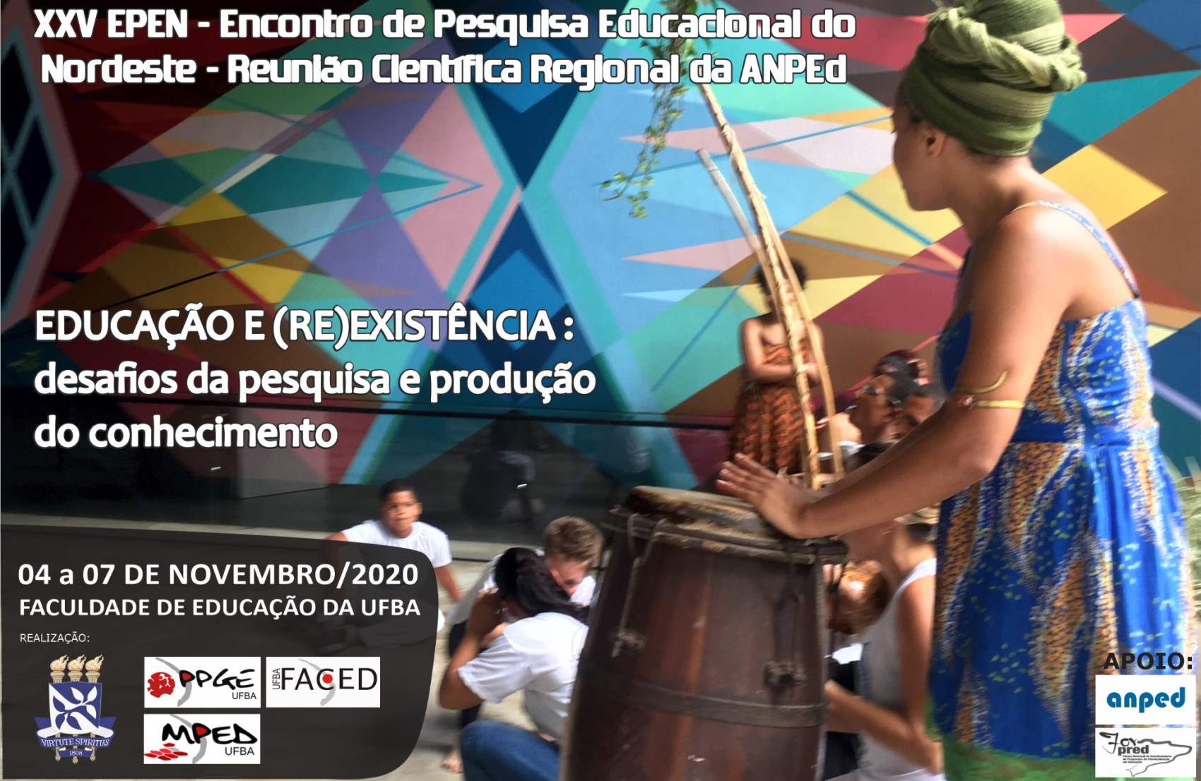 PROFESSORES DO PPED PARTICIPAM DO XXV EPEN: EDUCAÇÃO E (RE)EXISTÊNCIA: desafios da pesquisa e produção do conhecimento