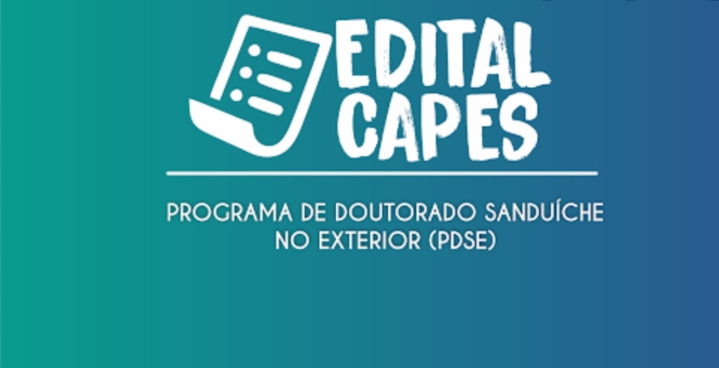 PPED/Unit publica Chamada Interna 01-2021 PDSE – Para seleção de candidatos ao Doutorado Sanduíche no Exterior