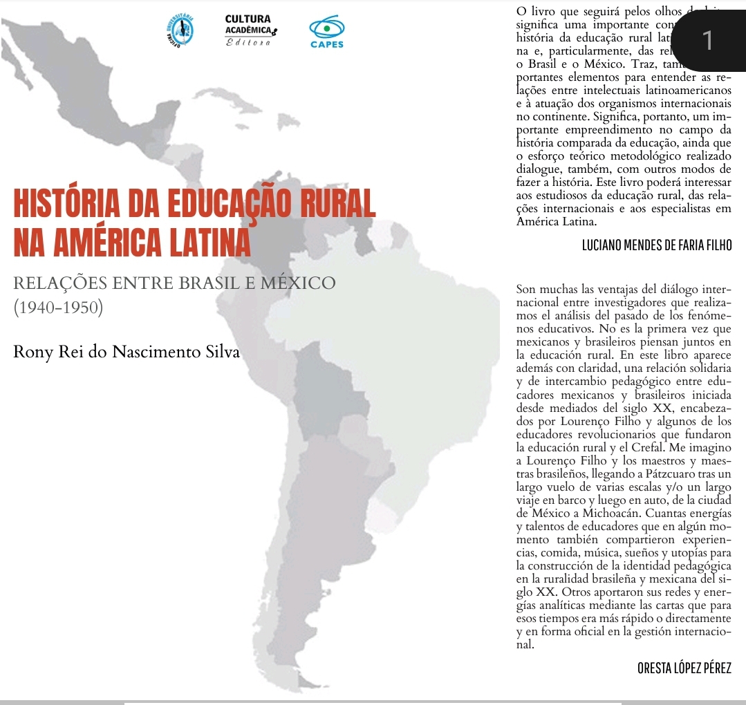 História da Educação Rural na América Latina é tema de livro lançado por egresso do Mestrado do PPED/Unit