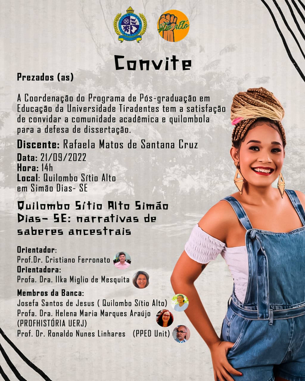 DEFESA DE DISSERTAÇÃO: Rafaela Matos de Santana Cruz