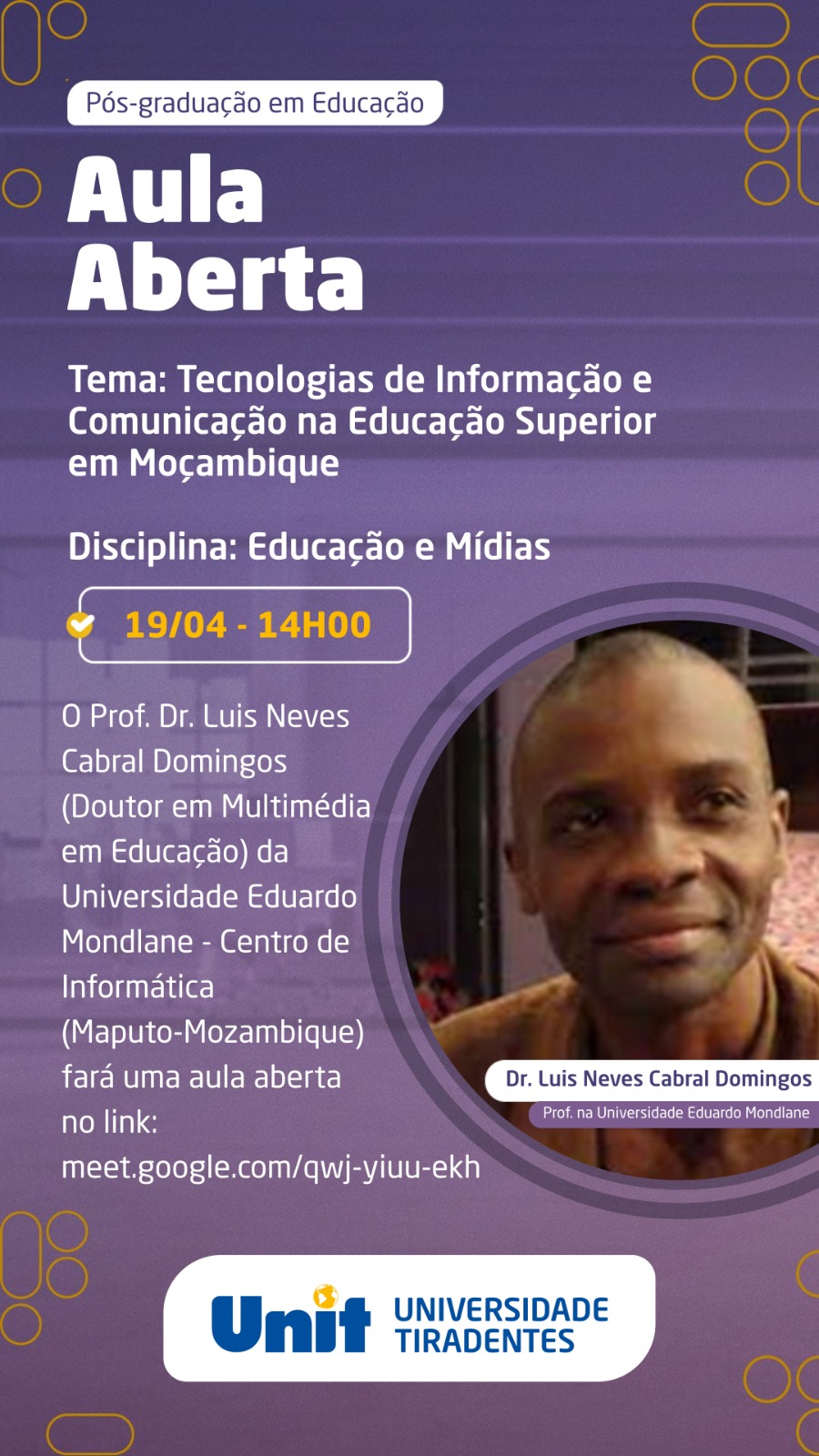 [:pt]AULA ABERTA: TECNOLOGIAS DE INFORMAÇÃO E COMUNICAÇÃO NA EDUCAÇÃO SUPERIOR EM MOÇAMBIQUE[:]