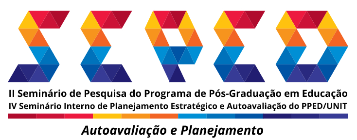 [:pt]II Seminário de Pesquisa do Programa de Pós-Graduação em Educação – SEPED/IV Seminário Interno de Planejamento Estratégico e Autoavaliação do PPED/UNIT: Auto avaliação e planejamento[:]