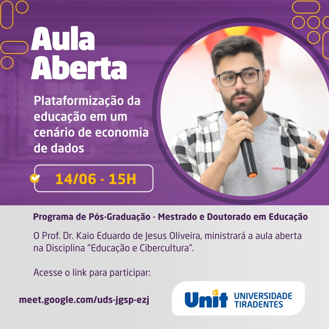 [:pt]Aula Aberta: Plataformização da Educação em um cenário de economia de dados[:]