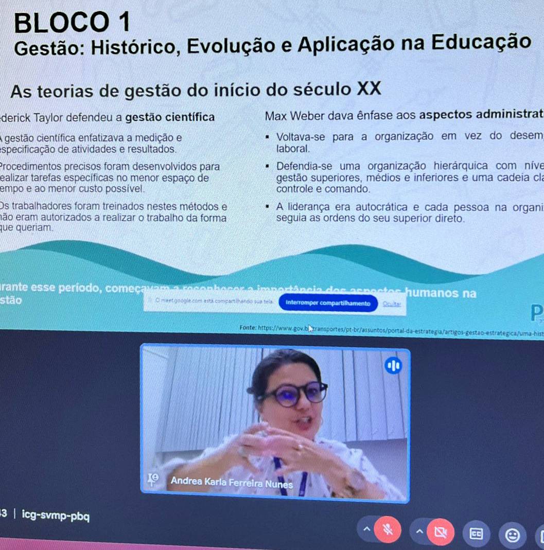 Professora do PPED ministra módulo de Gestão Pedagógica em Nossa Senhora do Socorro