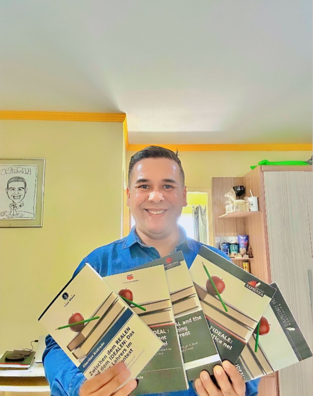 Livro sobre a imagem docente do Doutorando em Educação no PPED/UNIT Prof. Oberdan Andrade é lançado em seis idiomas e sete países