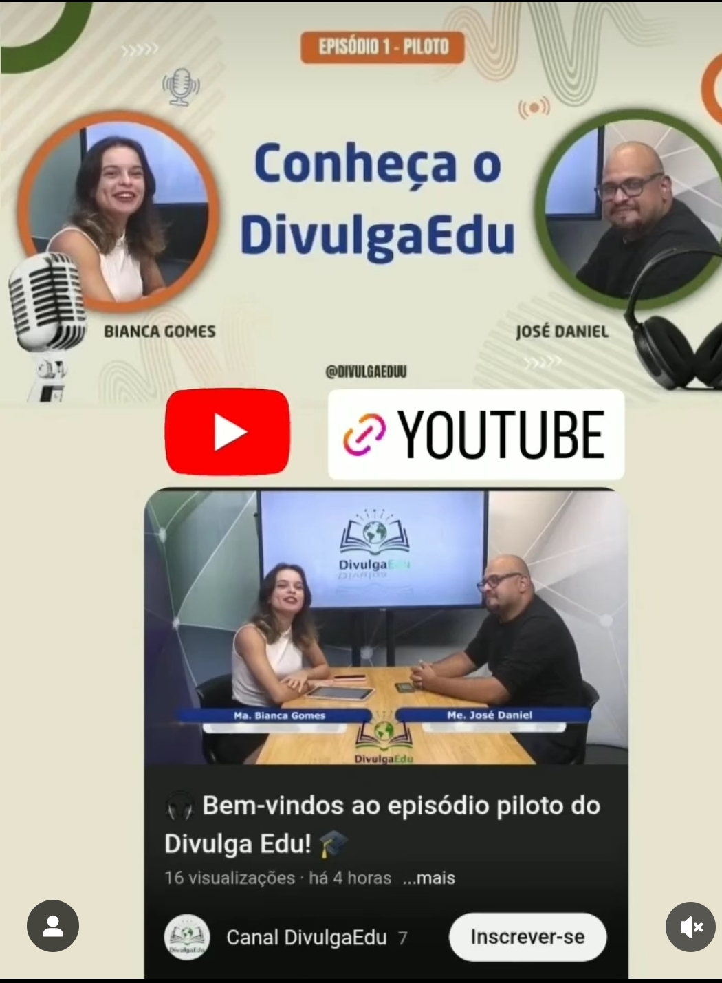 Discentes do PPED lançam o DIVULGA EDU! no Youtube