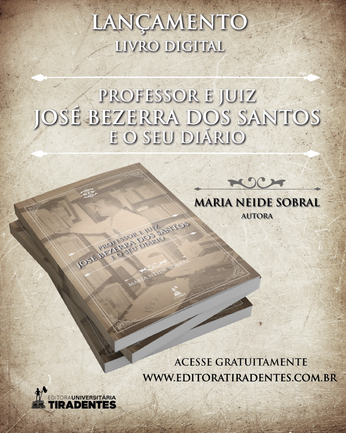 Memória e Magistério: PPED/UNIT celebra lançamento de obra autoral da docente Profa. Dra. Maria Neide Sobral