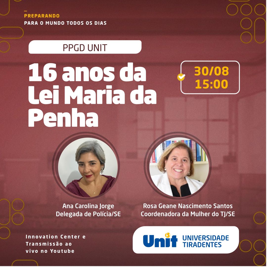 Roda de Conversa – 16 anos da Lei Maria da Penha