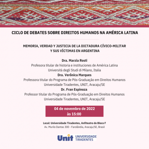 Ciclo de Debates sobre Direitos Humanos na América Latina (3ª ed/2022)