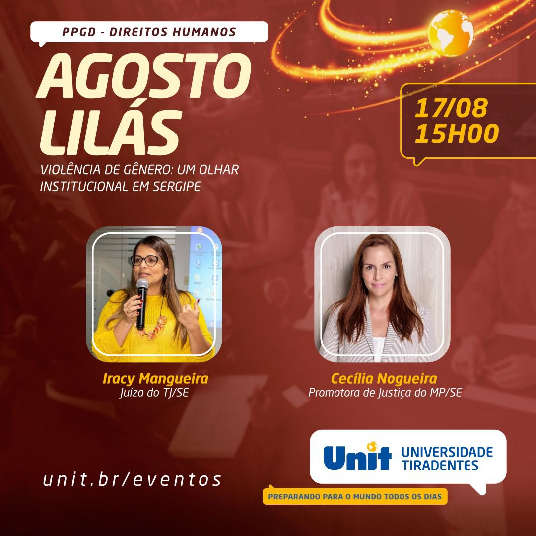 Evento em alusão ao Agosto Lilás