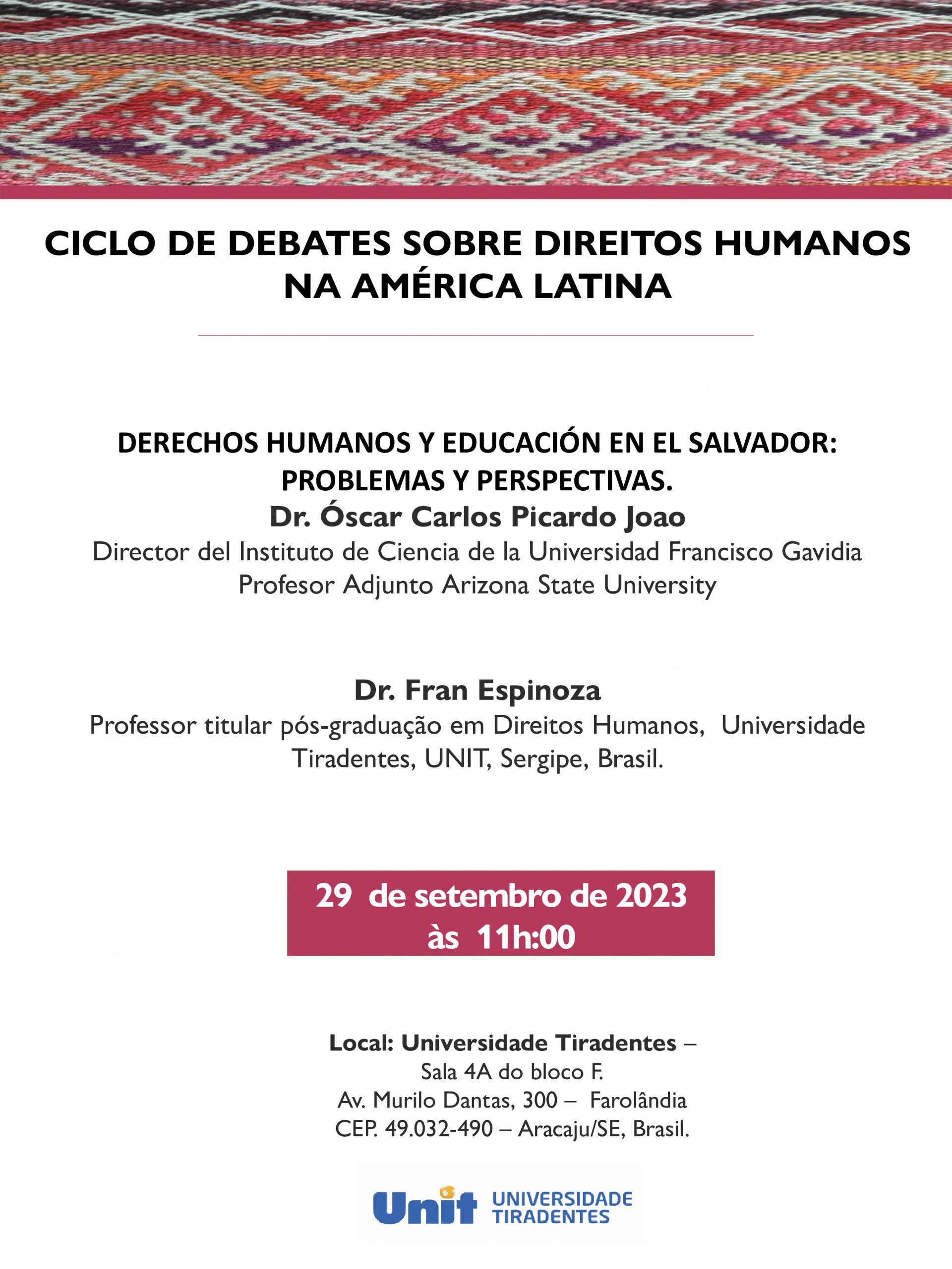 Ciclo de Debates sobre Direitos Humanos na América Latina