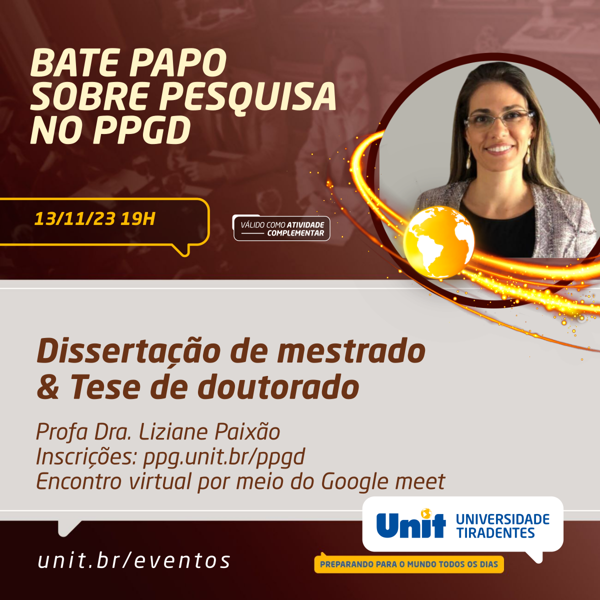Bate-Papo sobre Pesquisa no PPGD – 13/11 às 19h