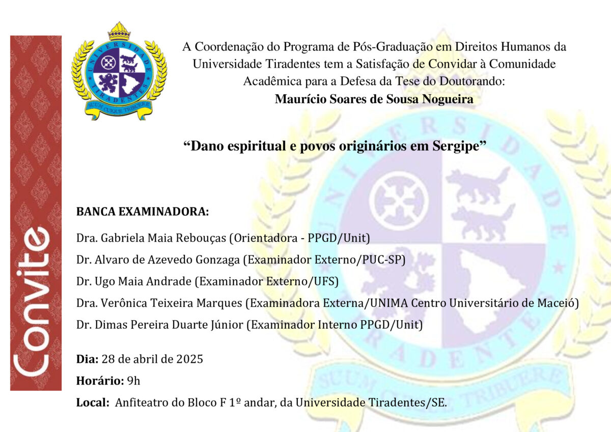Defesa de Tese: Maurício Soares de Sousa Nogueira