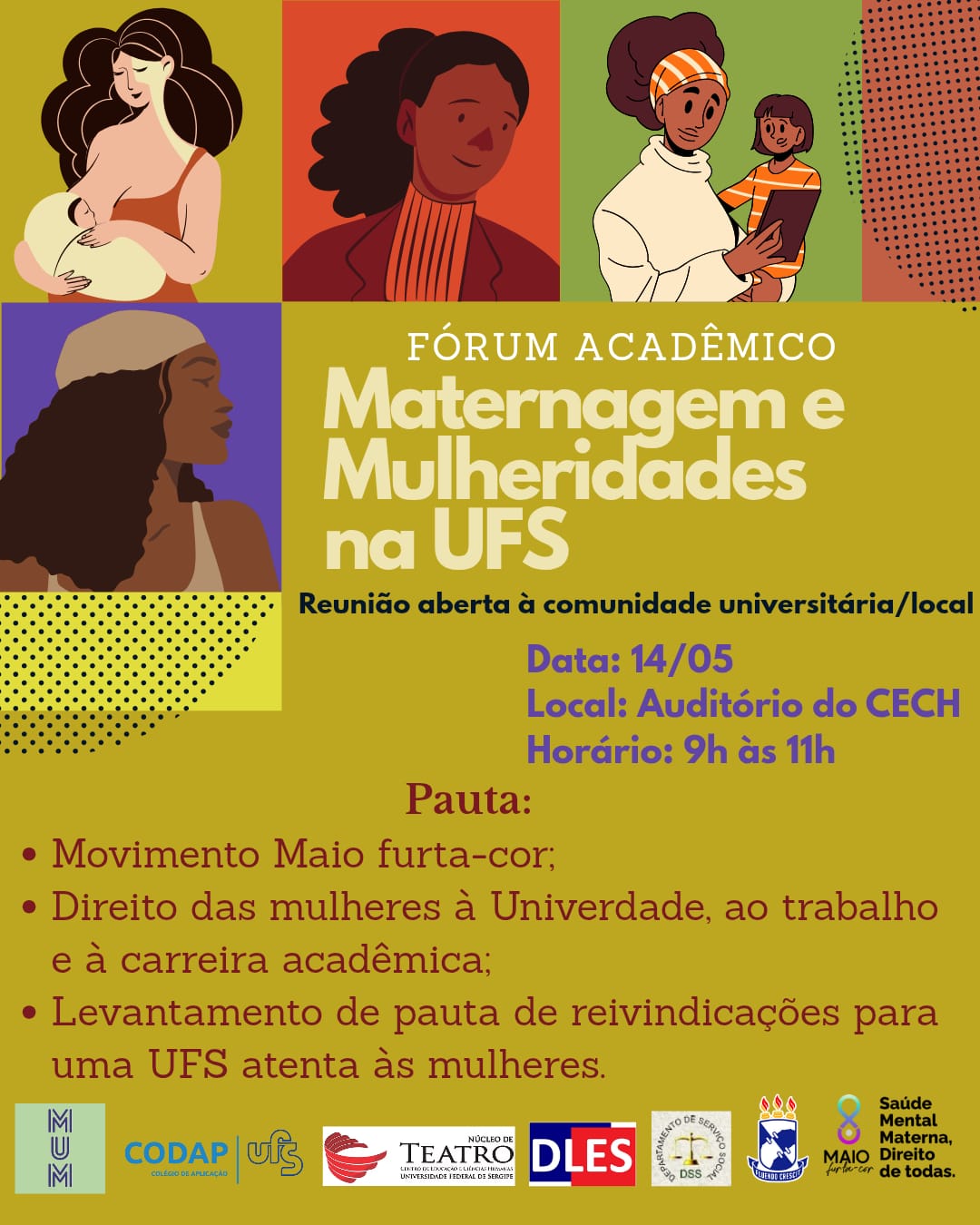 PPGD-UNIT divulga Fórum Acadêmico sobre Maternagem e Mulheridades