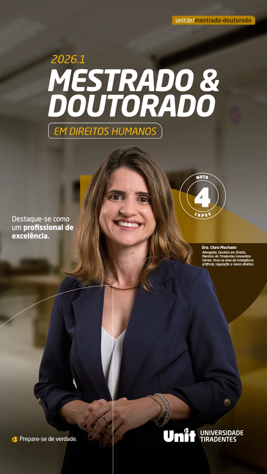 Resultado final da chamada para alocação de bolsas mestrado/doutorado 2026.1