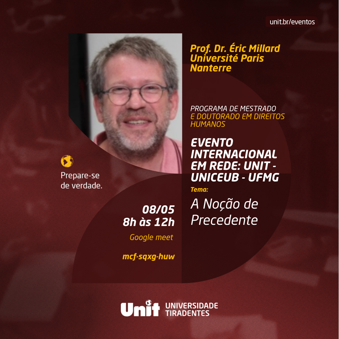 PPGD convida – Evento Internacional em Rede: UNIT – UniCEUB – UFMG