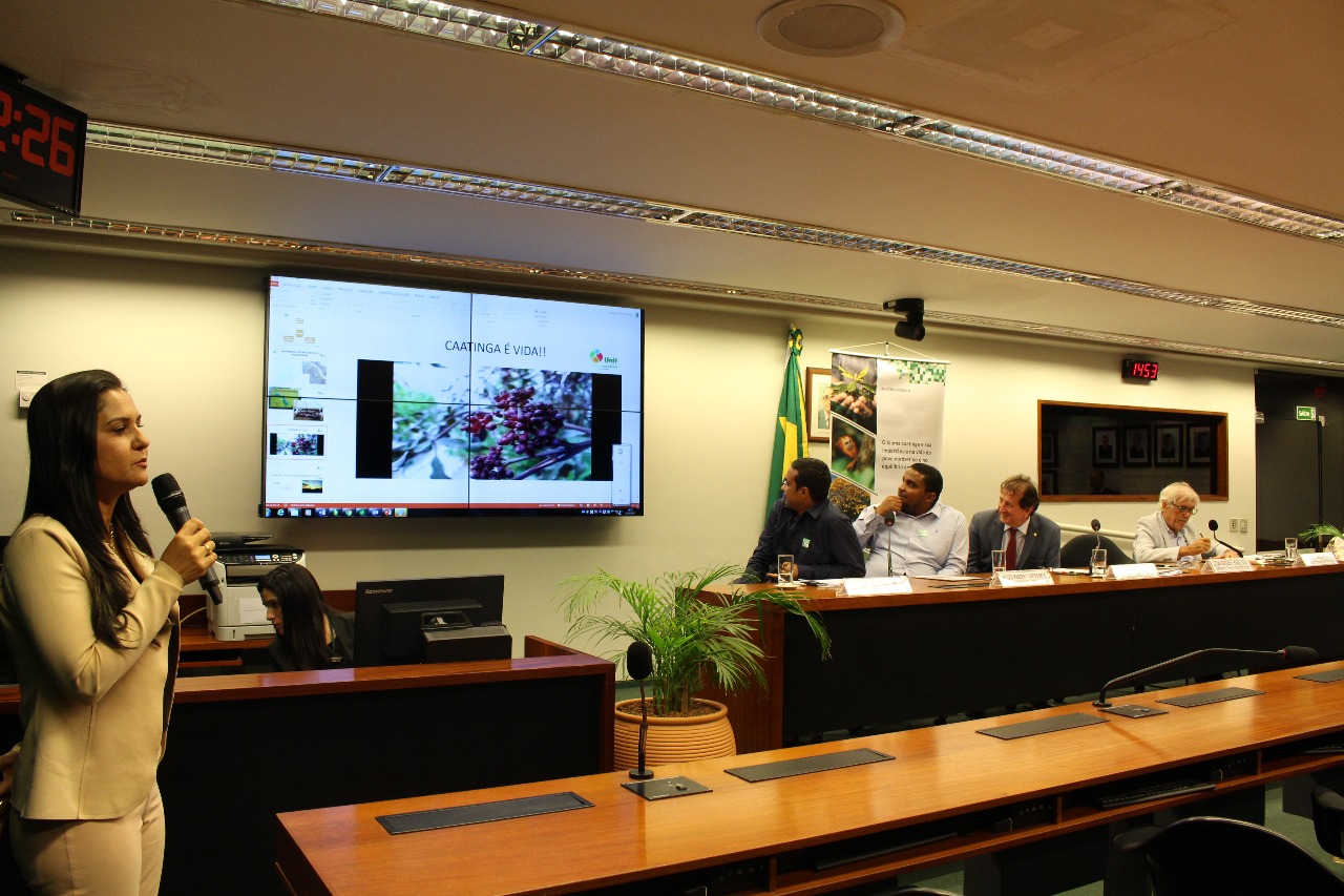 [:pt]Pesquisadora fala do bioma caatinga e sua relevância na Comissão de Meio Ambiente e Desenvolvimento Sustentável em Brasília [:]