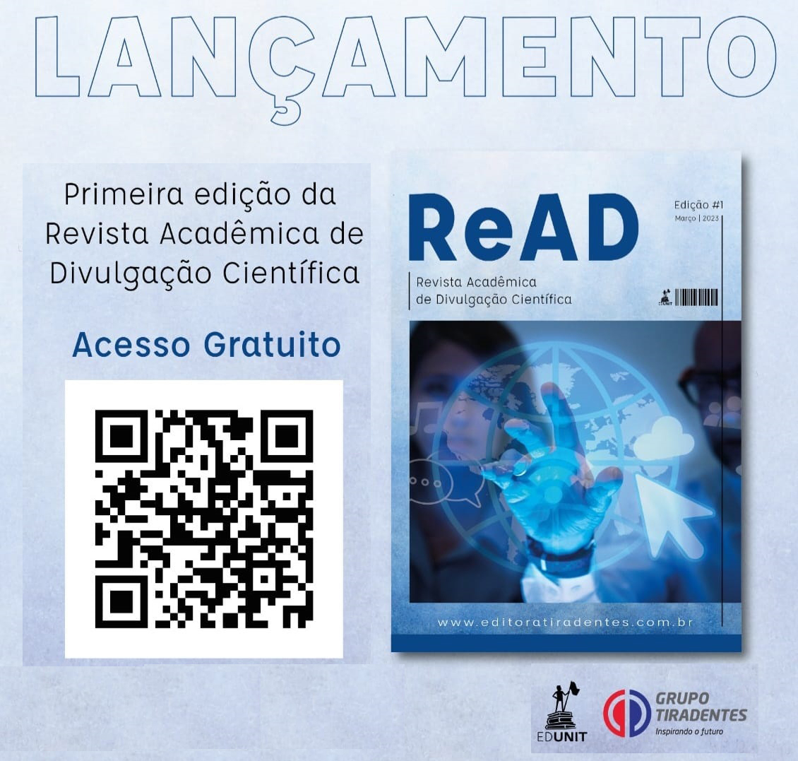 Lançamento da ReAD – Revista Acadêmica de Divulgação Cientifica
