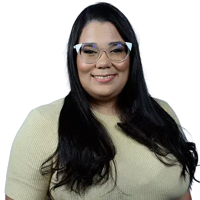 Foto da modelo da campanha